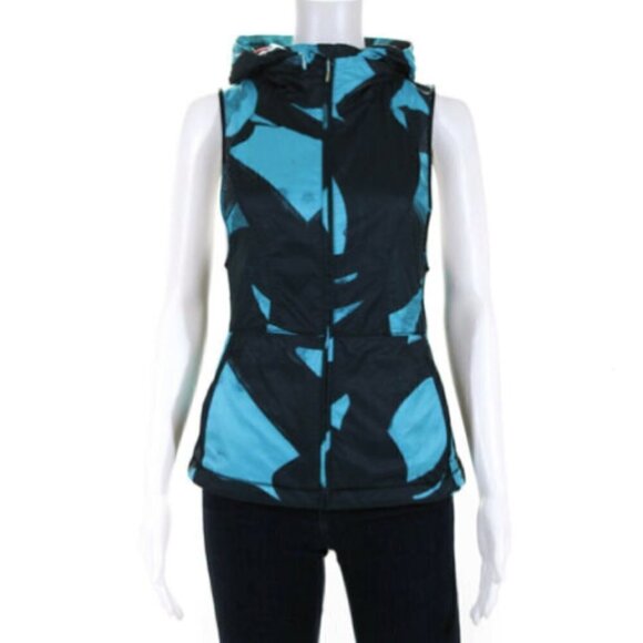Lululemon Packable Water-Resistant Vest Blue Print 2 NWOT - Picture 6 of 12
